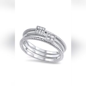 RING STERLING SILVER SIZE 8